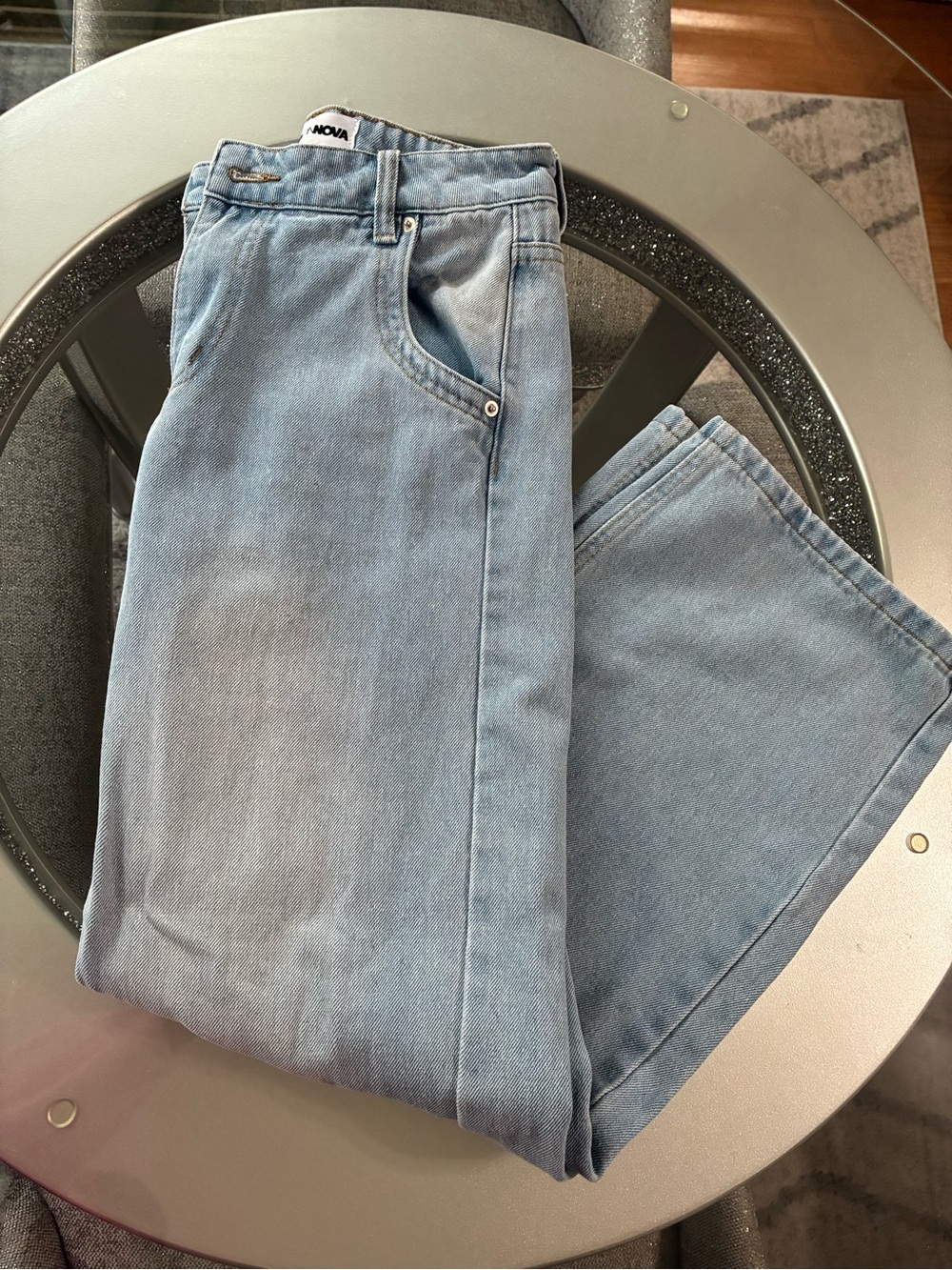 Light Blue Straight Leg Women’s Jeans Fashion Nova